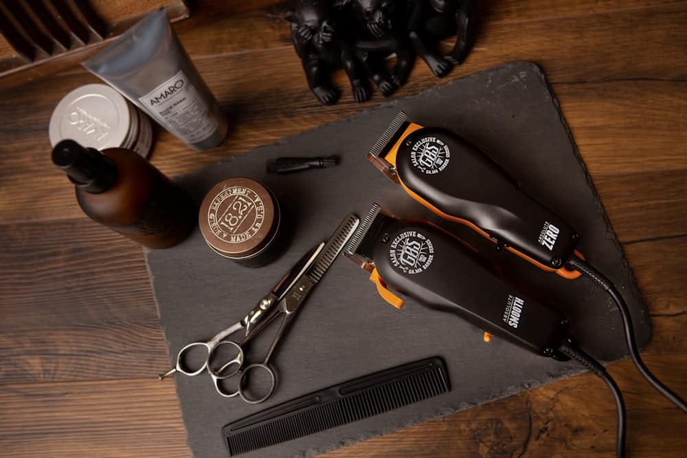 Tools laid out at a clean workstation